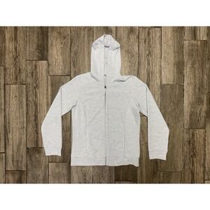 LL Bean Sweater mens Small Gray Full Zip Hoodie Outdoors Casual✨